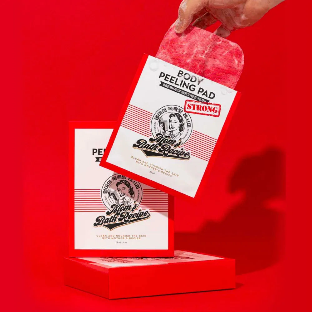 وصفة حمام الأم لتقشير الجسم للعناية القوية ( ٨ ليف بالعلبة )