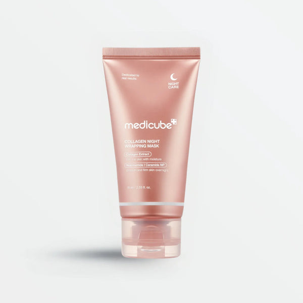 MEDICUBE Collagen Night Wrapping Mask Jar - Korean Overnight Mask Kuwait | Beutista

