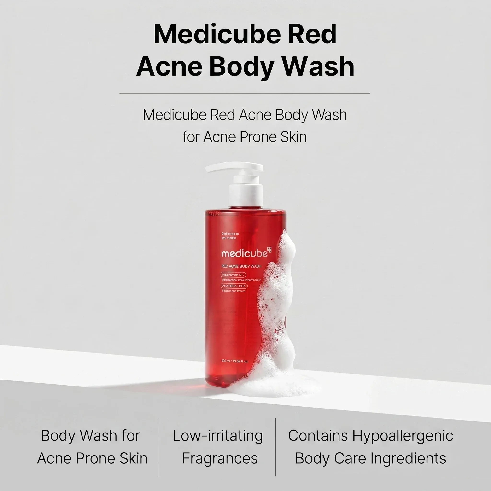 MEDICUBE Red Acne Body Wash 3.0 400g | Renewal
