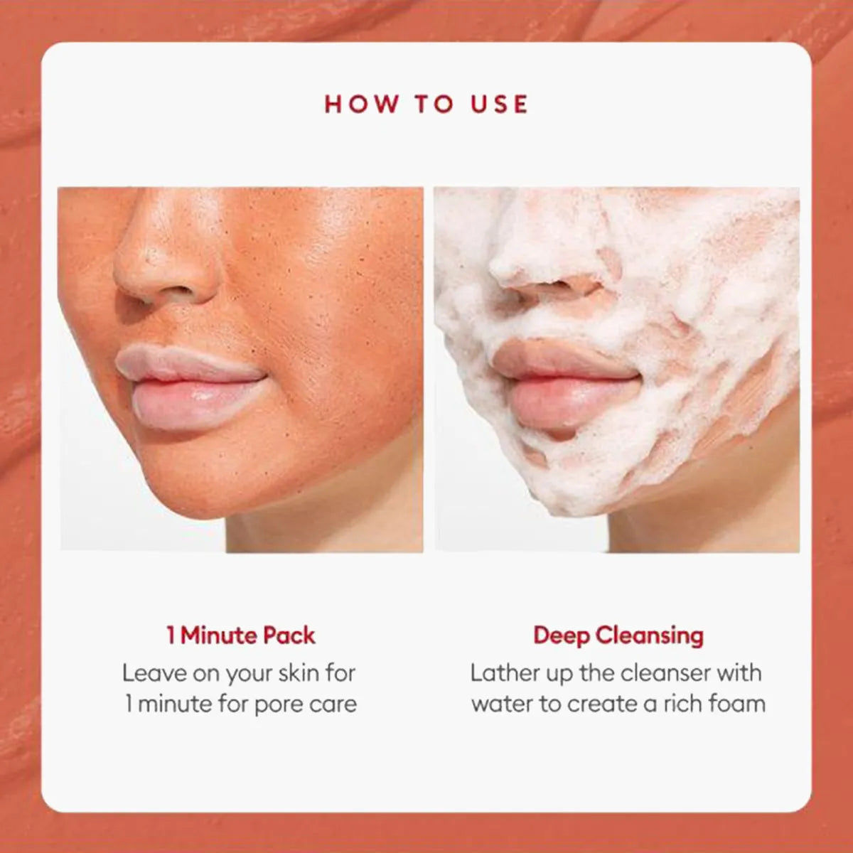 Amazon Red Clay Pore Pack Foam Cleanser 120ml