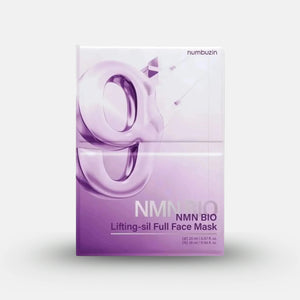 Numbuzin No. 9 NAD Bio Lifting Mask – Korean anti-aging sheet mask with lifting band – 4 sheets