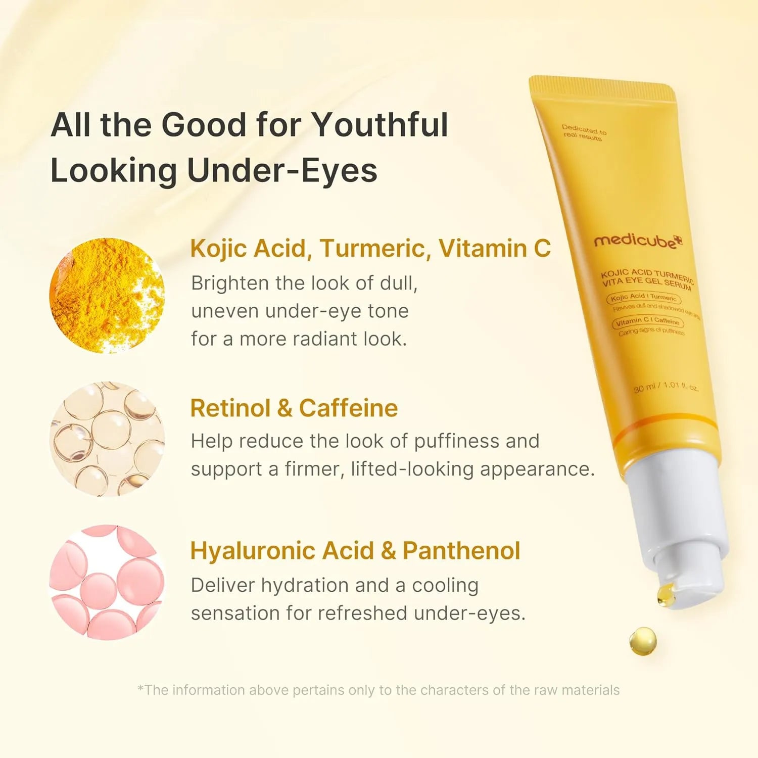 medicube Kojic Acid Turmeric Vita Eye Gel Serum